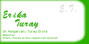 erika turay business card